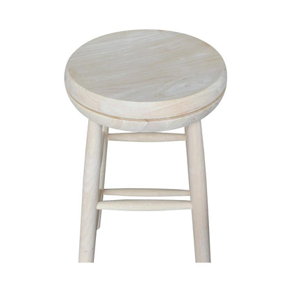 Scooped Seat Stool - 30" Seat Height