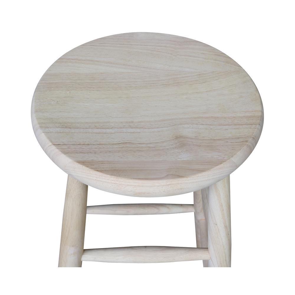 Scooped Seat Stool - 30" Seat Height
