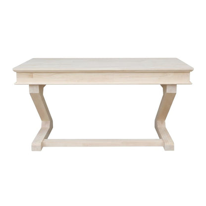 Modern Beige Executive Desk With Zosiac Base For Office Use