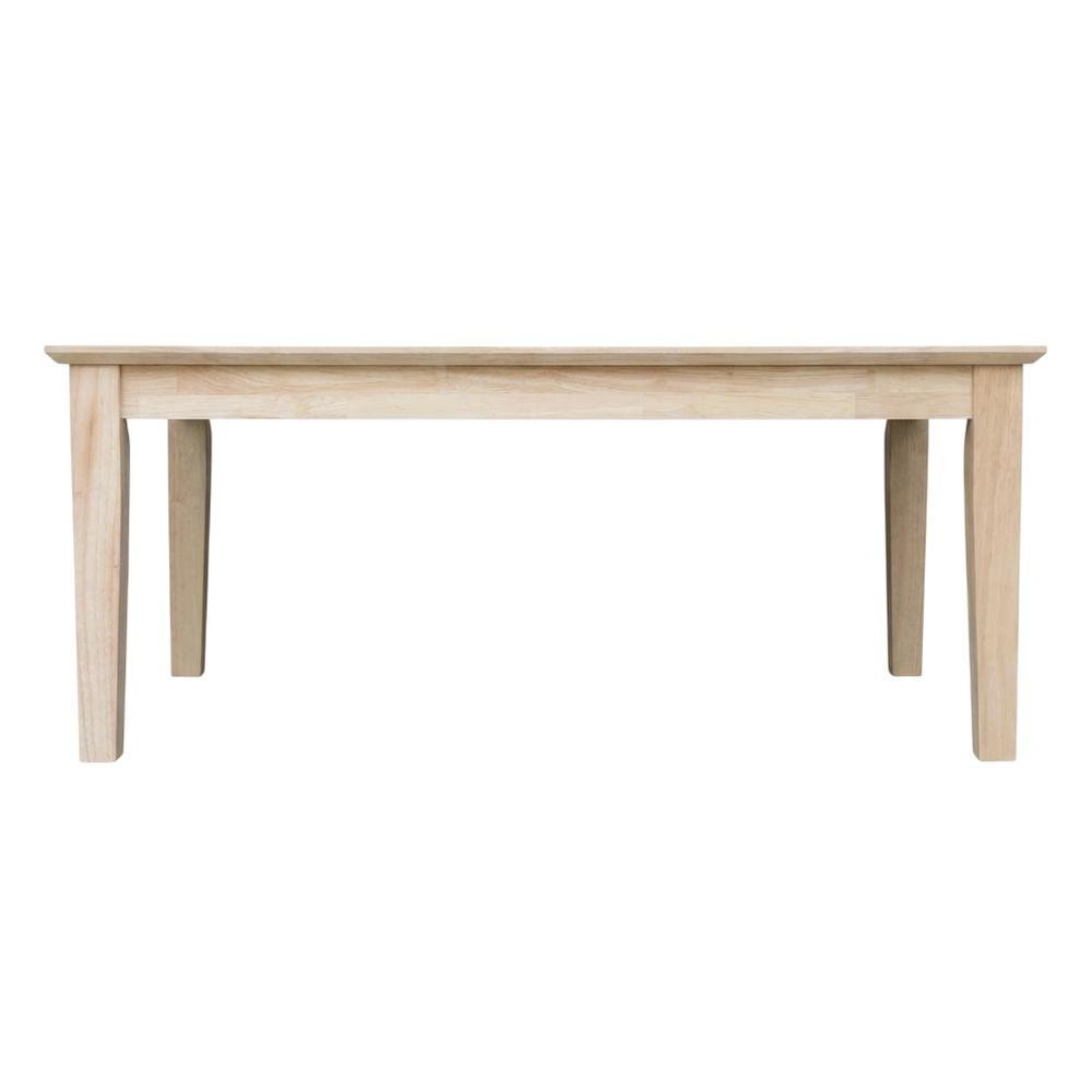 Shaker-Style Coffee Table With Durable Wood Construction and Versatile Design