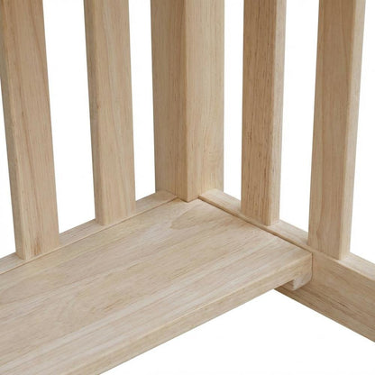 Unfinished Tall End Table with Stylish Contemporary Design
