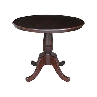36" Round Top Pedestal Table - 28.9"H