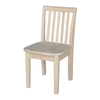 Set of Two Mission Juvenile Chairs , Unfinished