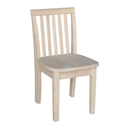 Set of Two Mission Juvenile Chairs , Unfinished