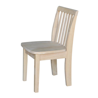 Set of Two Mission Juvenile Chairs , Unfinished