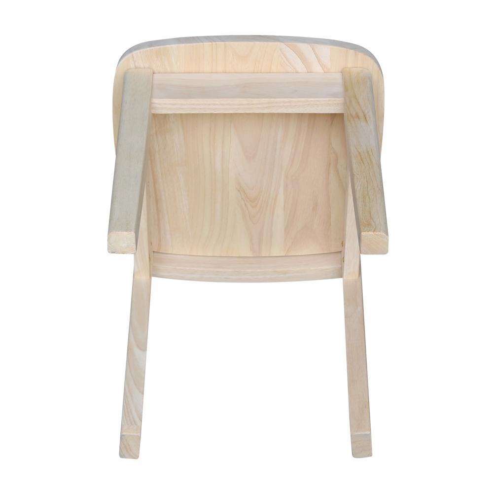 Set of Two Mission Juvenile Chairs , Unfinished
