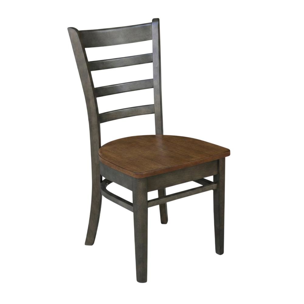 Solid Hardwood Farmhouse Dining Side Chairs, Set of 2