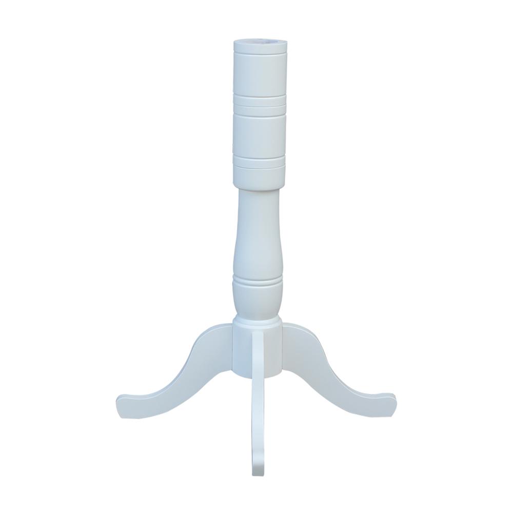30" Round Top Pedestal Table - 40.9"H