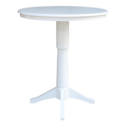 36" Round Top Pedestal Table - 34.9"H