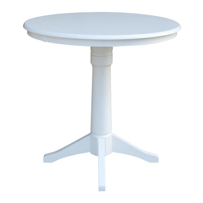 36" Round Top Pedestal Table - 34.9"H