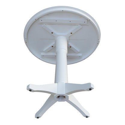 36" Round Top Pedestal Table - 34.9"H