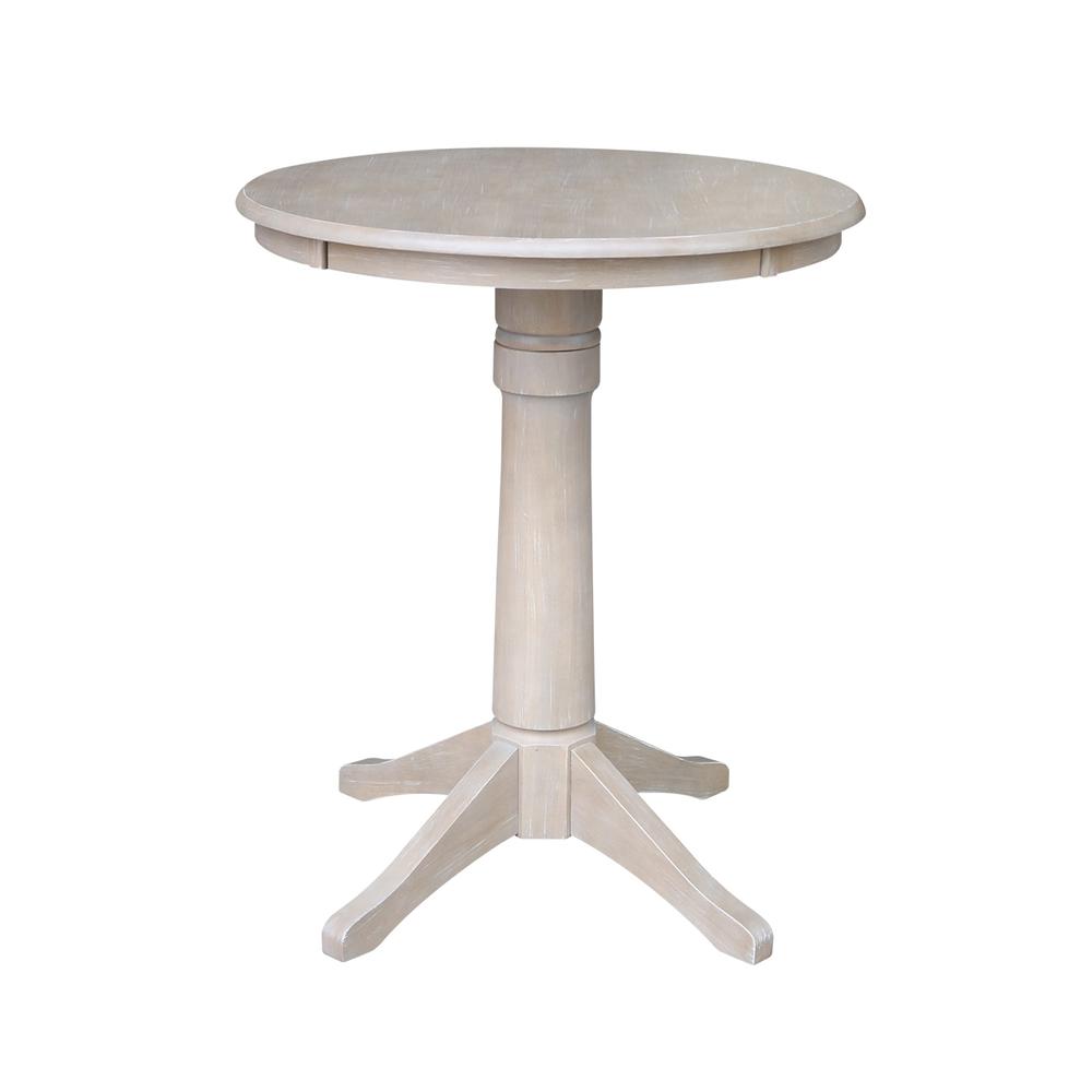 30" Round Top Pedestal Table - 34.9"H