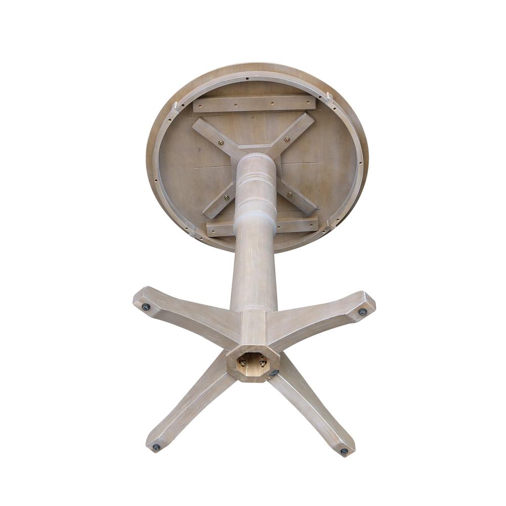 30" Round Top Pedestal Table - 34.9"H