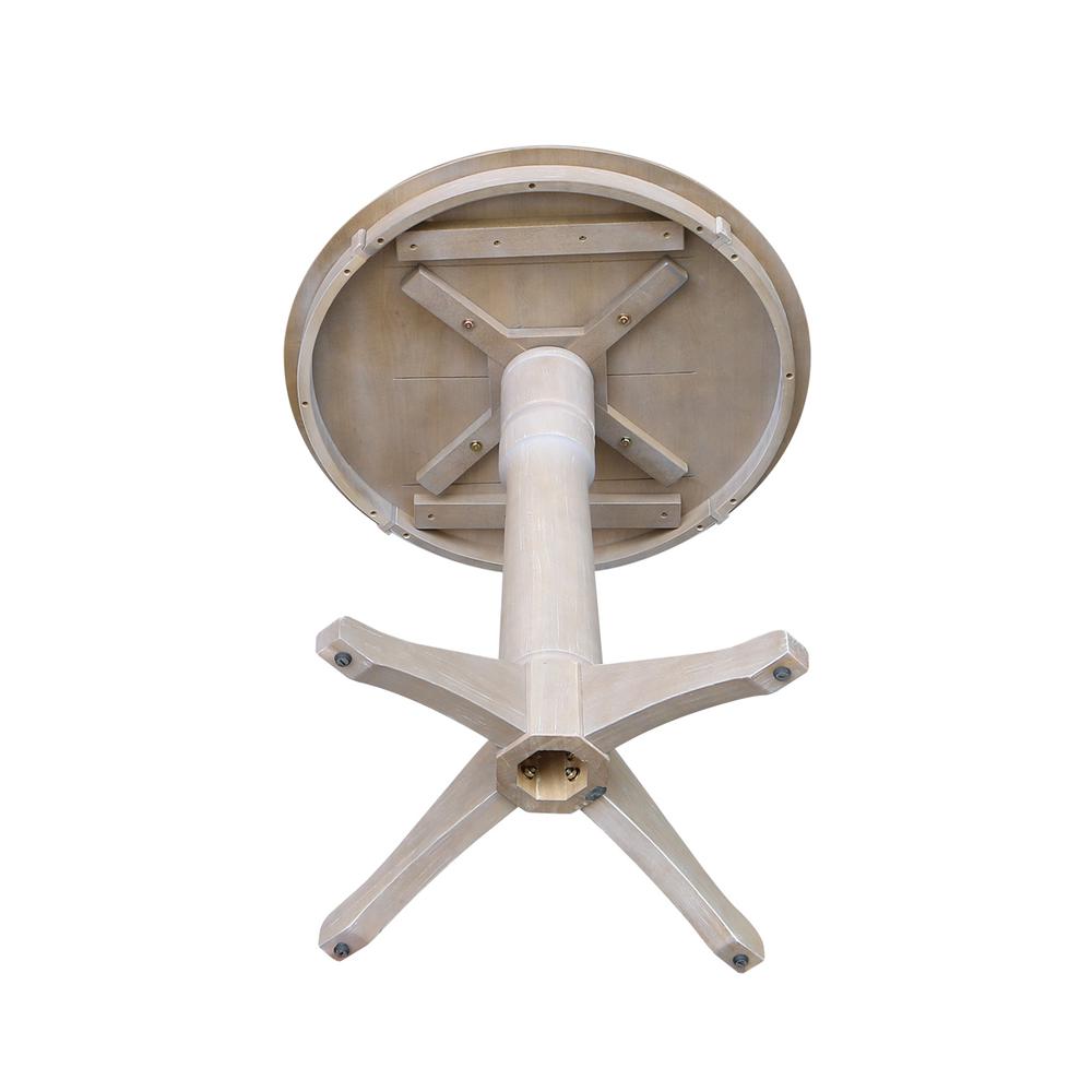 30" Round Top Pedestal Table - 34.9"H