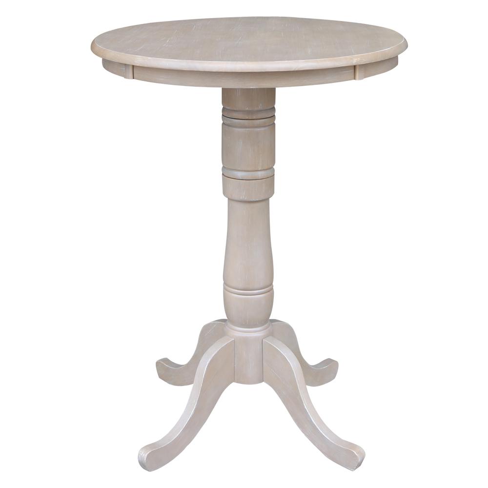 30" Round Top Pedestal Table - 40.9"H