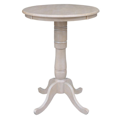 30" Round Top Pedestal Table - 40.9"H