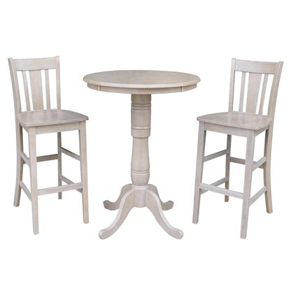 30" Round Top Pedestal Table - 40.9"H