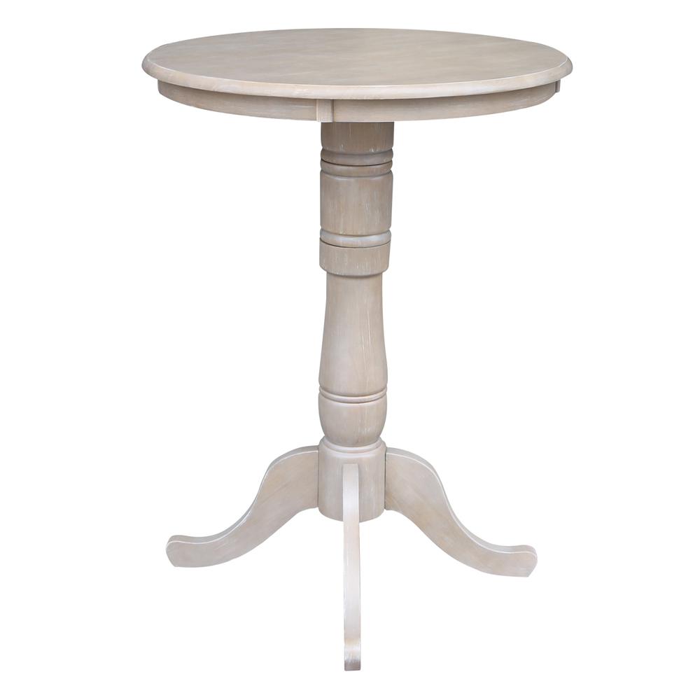 30" Round Top Pedestal Table - 40.9"H