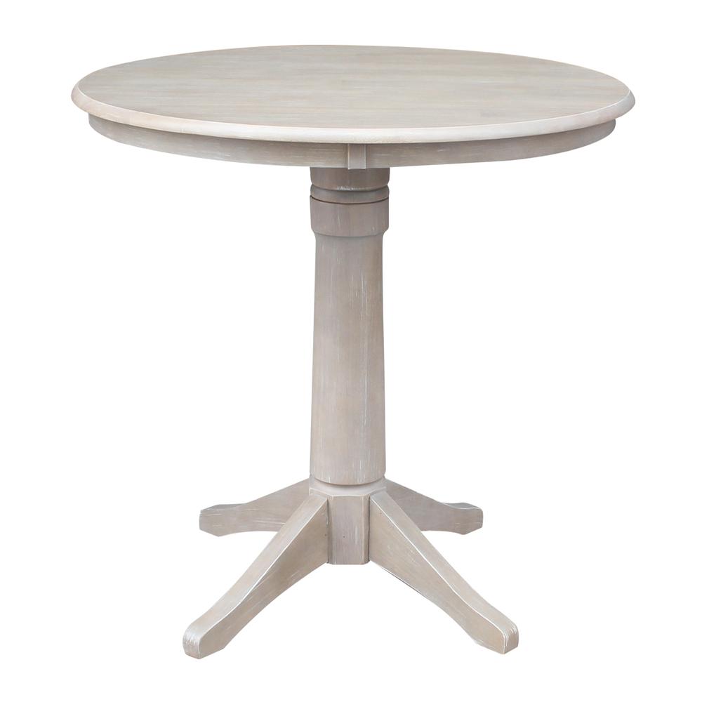 36" Round Top Pedestal Table - 34.9"H