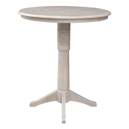 36" Round Top Pedestal Table - 34.9"H