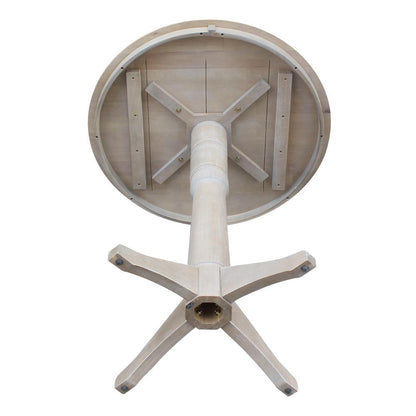 36" Round Top Pedestal Table - 34.9"H