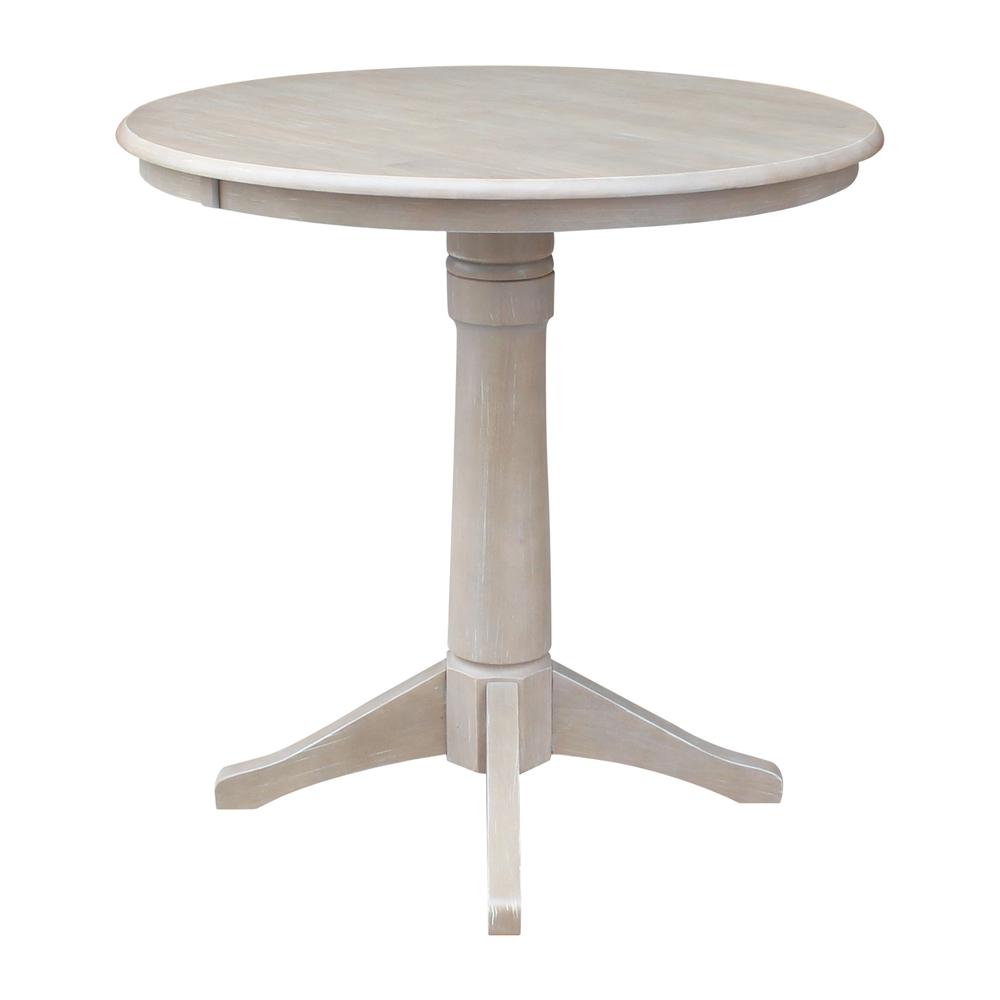 36" Round Top Pedestal Table - 34.9"H