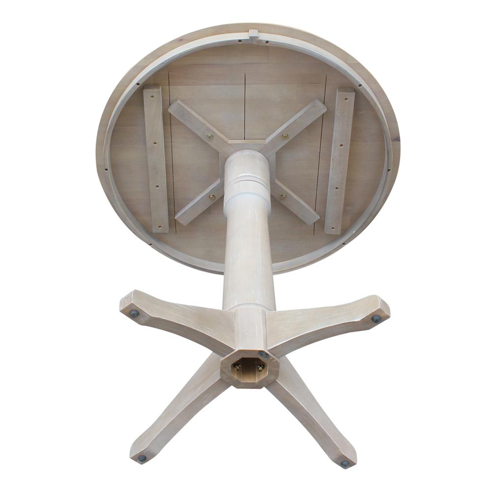 36" Round Top Pedestal Table - 34.9"H