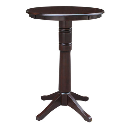 30" Round Top Pedestal Table - 34.9"H