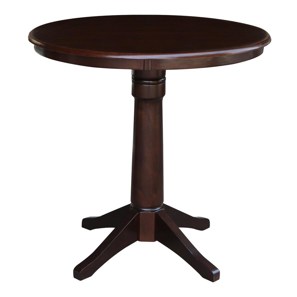 36" Round Top Pedestal Table - 34.9"H