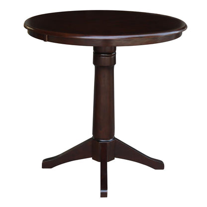 36" Round Top Pedestal Table - 34.9"H
