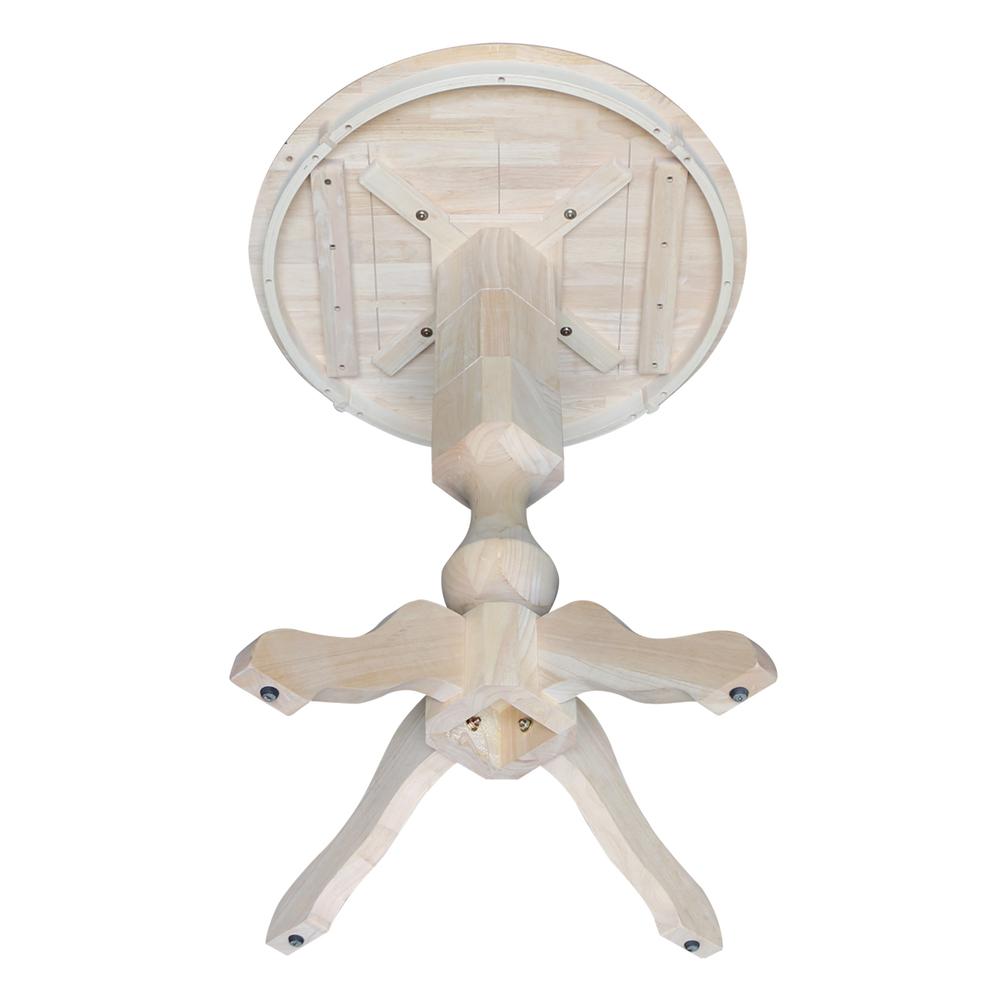 30" Round Top Pedestal Table - 40.9"H