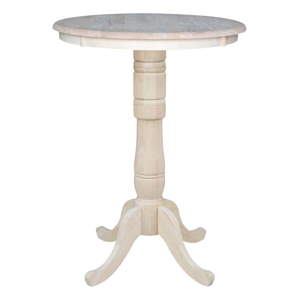 30" Round Top Pedestal Table - 40.9"H