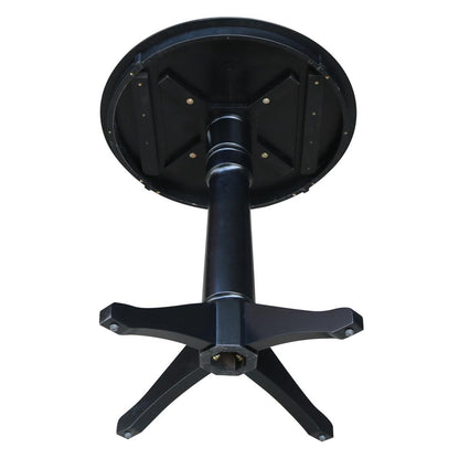 30" Round Top Pedestal Table - 34.9"H