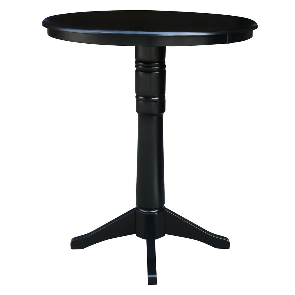 36" Round Top Pedestal Table - 34.9"H
