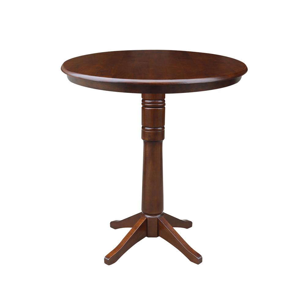 36" Round Top Pedestal Table - 34.9"H