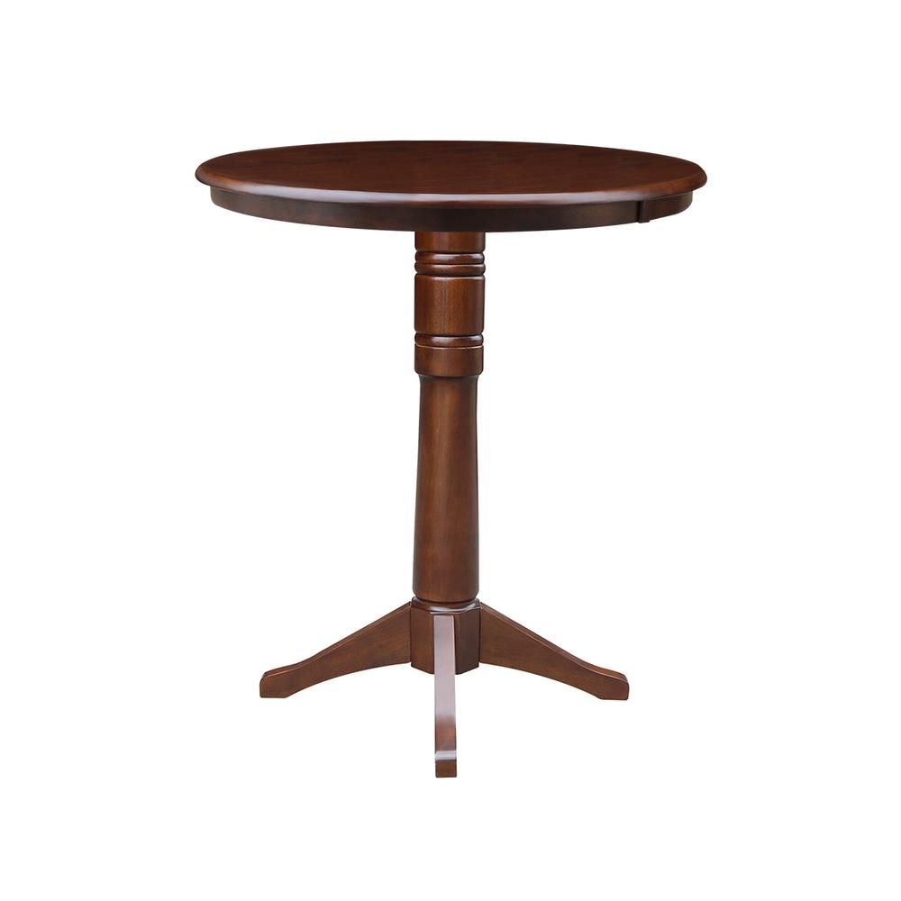 36" Round Top Pedestal Table - 34.9"H