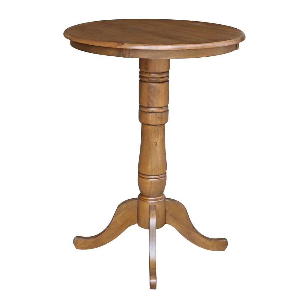 30" Round Top Pedestal Table - 40.9"H