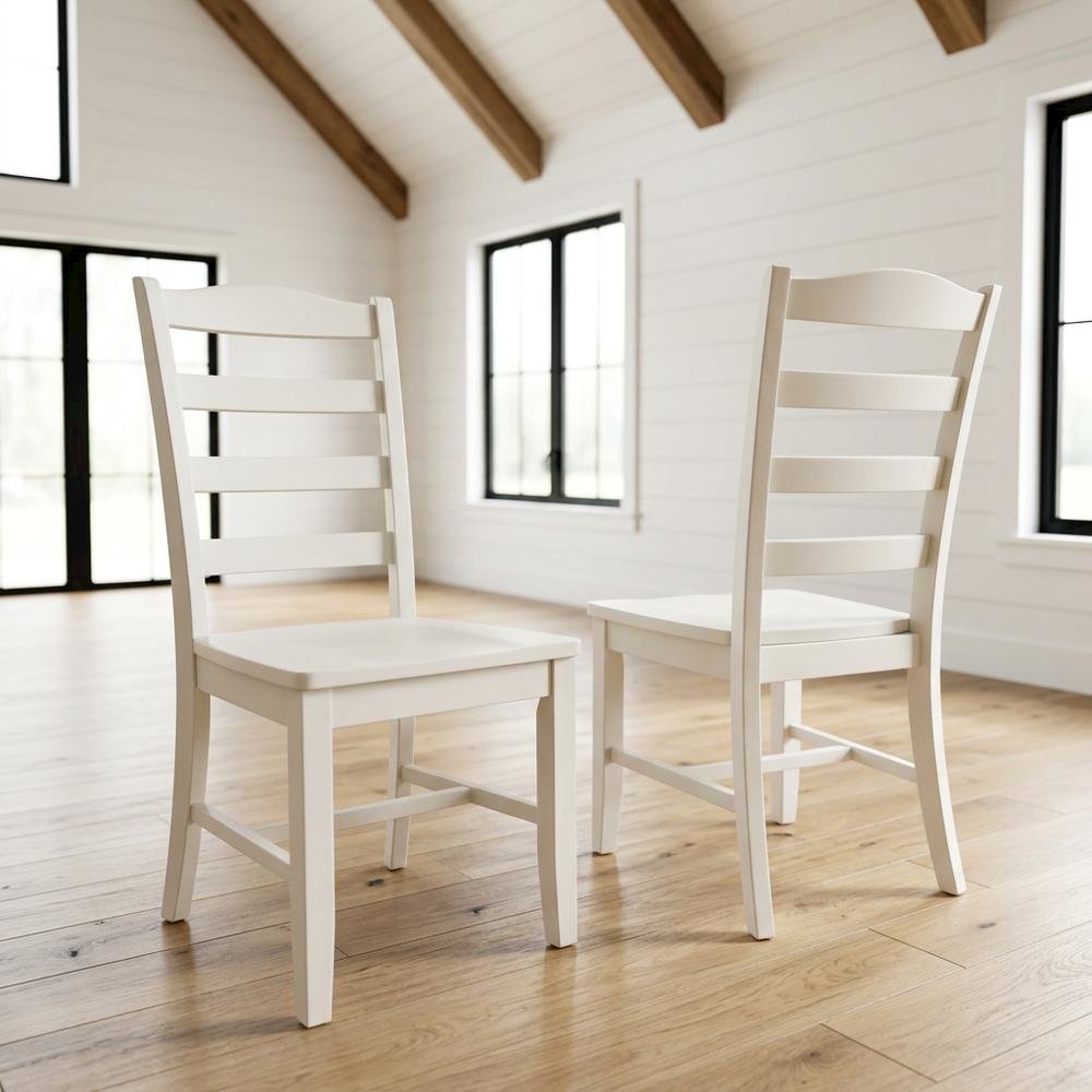 Solid Hardwood Dining Chair with Classic Leg Design for Kitchen and Dining Room