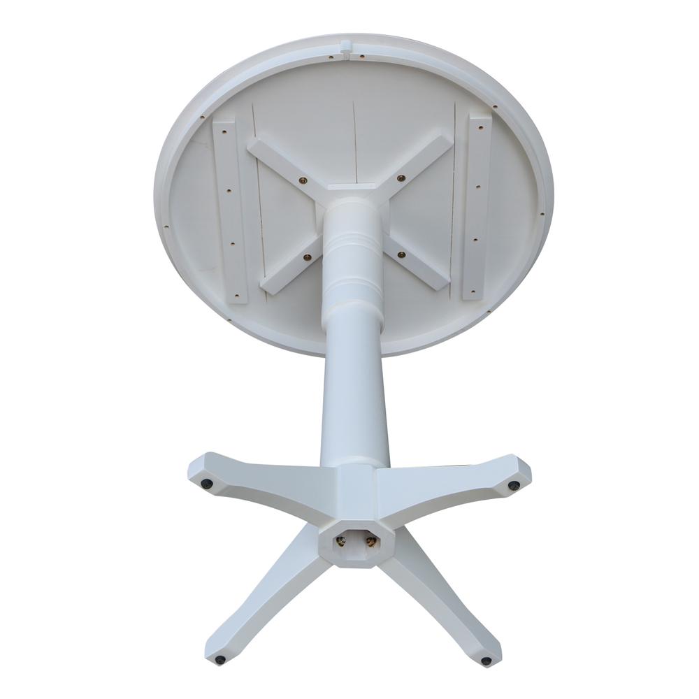 36" Round Top Pedestal Table - 40.9"H