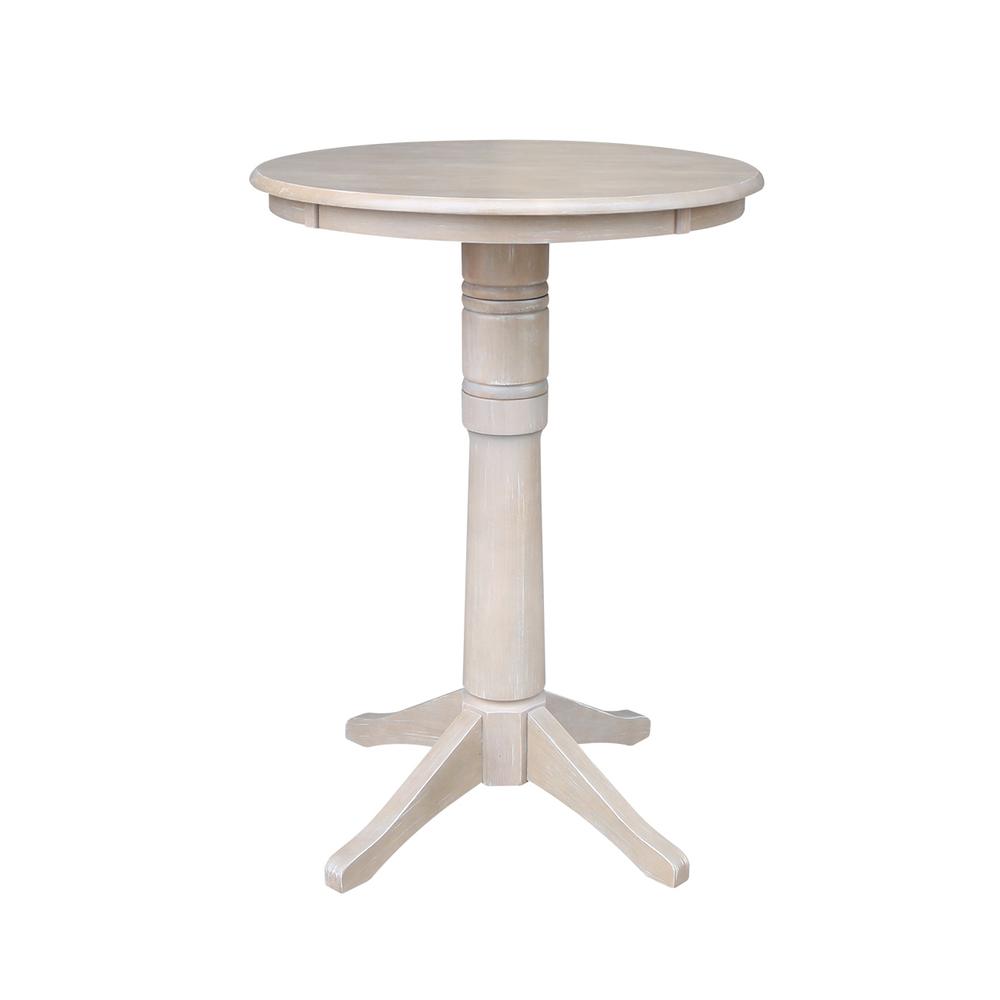 30" Round Top Pedestal Table - 40.9"H