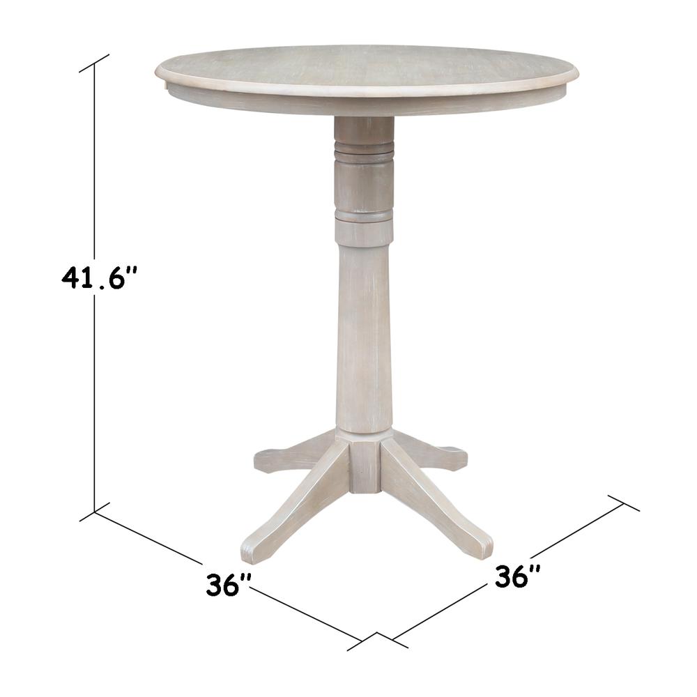 36" Round Top Pedestal Table - 40.9"H