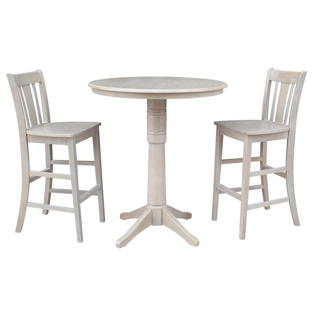 36" Round Top Pedestal Table - 40.9"H