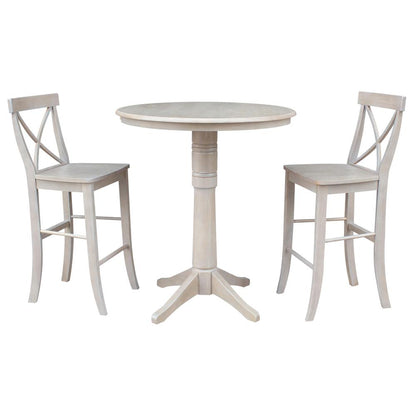 36" Round Top Pedestal Table - 40.9"H