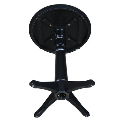 30" Round Top Pedestal Table - 40.9"H
