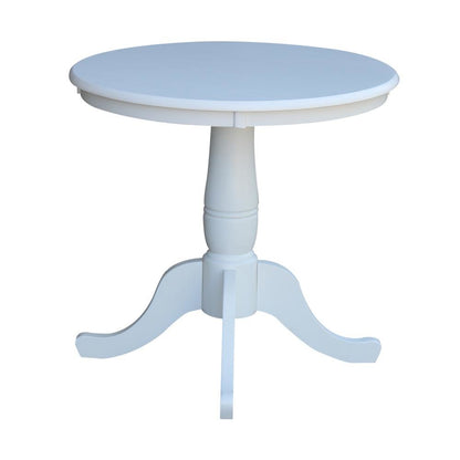 30" Round Top Pedestal Table - 28.9"H