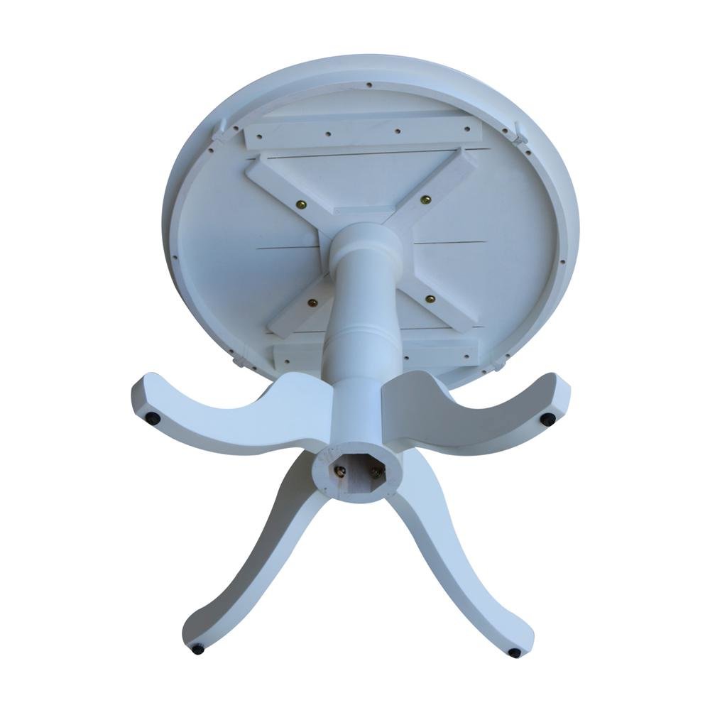 30" Round Top Pedestal Table - 28.9"H