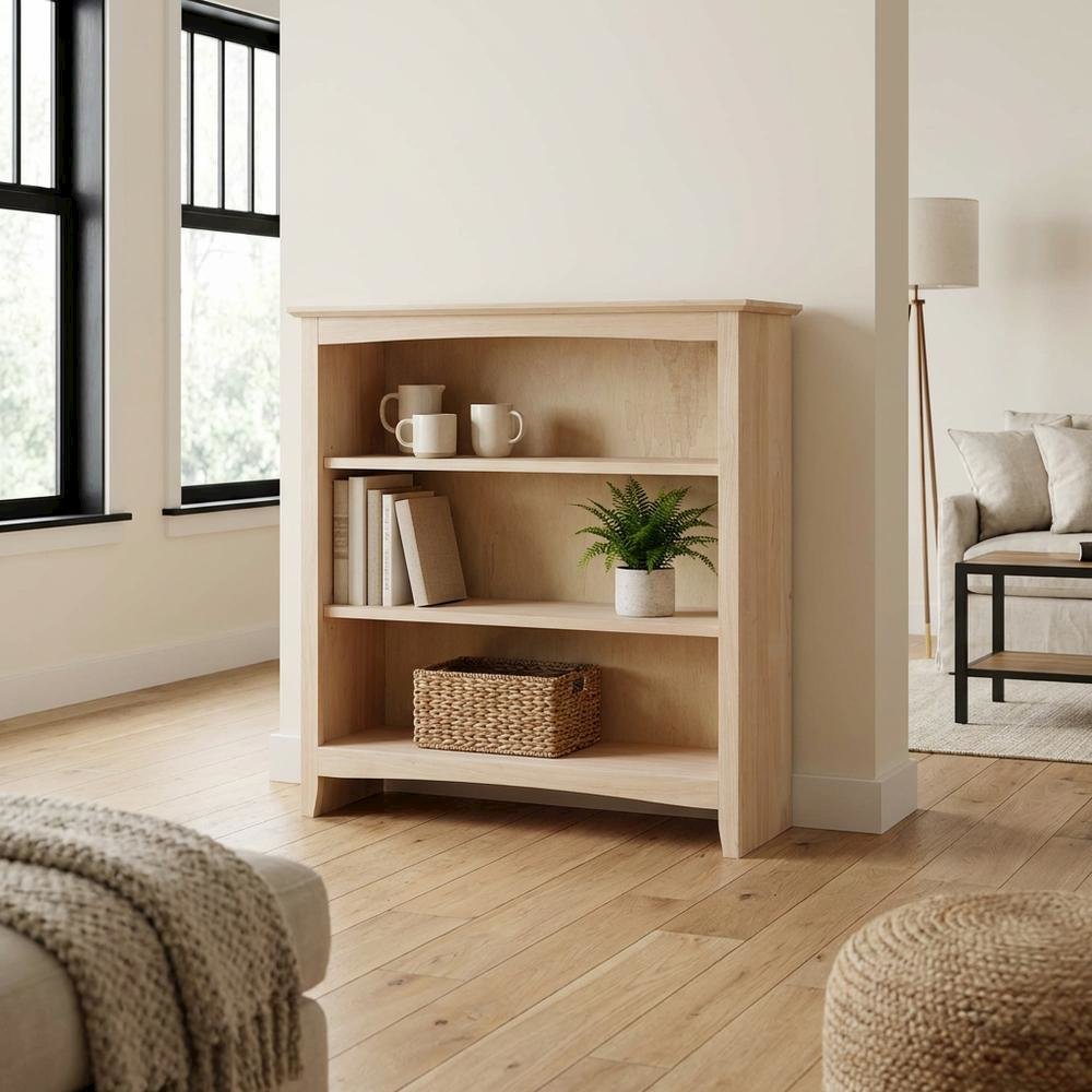 Wooden Bookcase with Classic Design and Ample Storage Space