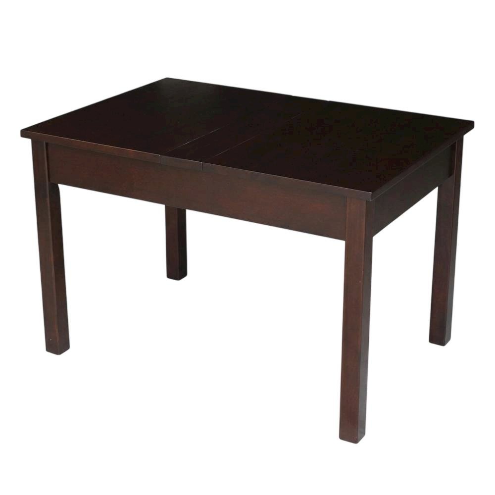 Lift-Top Coffee Table in Rich Mocha with Hidden Storage and Wipe-Clean Finish