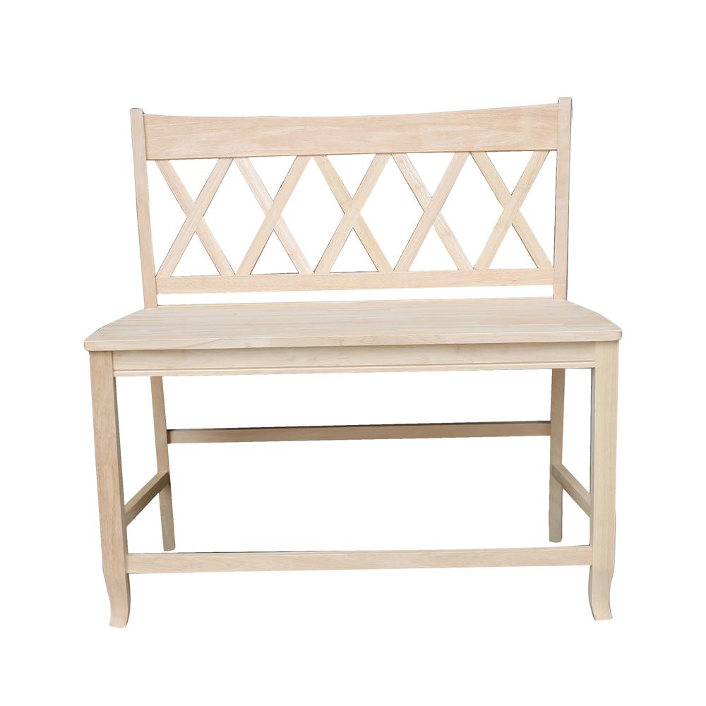 Double X-Back Bench - 24" Seat Height- 557158
