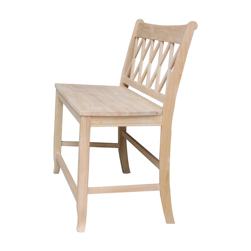Double X-Back Bench - 24" Seat Height- 557158